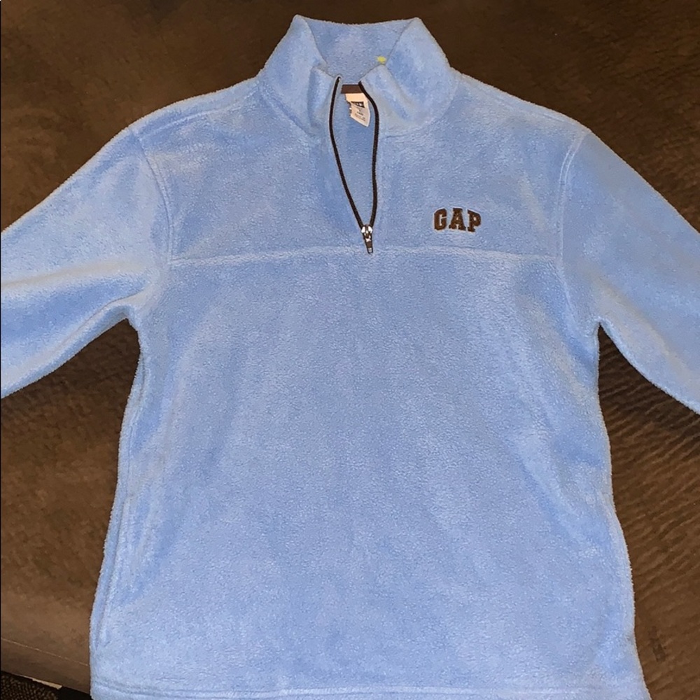 gap half zip hoodie